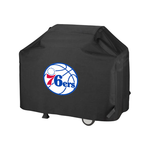 Philadelphia 76ers NBA BBQ Barbeque Outdoor Black Waterproof Cover