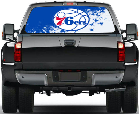 Philadelphia 76ers NBA Truck SUV Decals Paste Film Stickers Rear Window