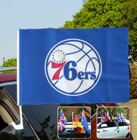 Philadelphia 76ers NBA Car Window Flag