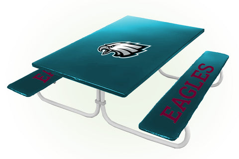Philadelphia Eagles NFL Picnic Table Bench Chair Set Outdoor Cover