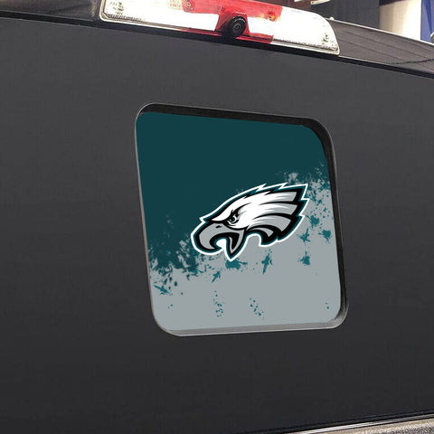 Philadelphia Eagles NFL Rear Back Middle Window Vinyl Decal Stickers Fits Dodge Ram GMC Chevy Tacoma Ford