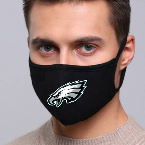 Philadelphia Eagles NFL Face Mask Cotton Guard Sheild 2pcs