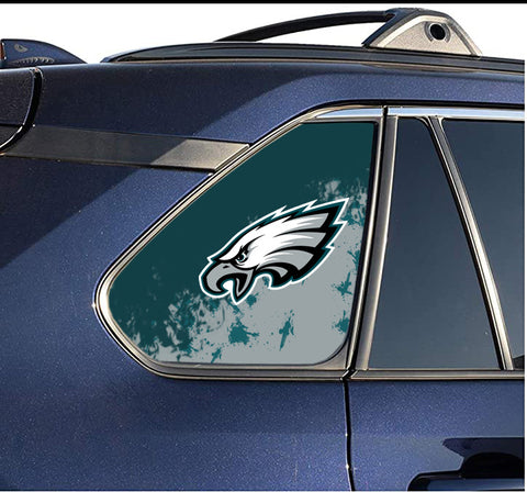 Philadelphia Eagles NFL Rear Side Quarter Window Vinyl Decal Stickers Fits Toyota Rav4