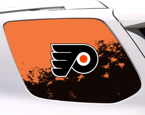Philadelphia Flyers NHL Rear Side Quarter Window Vinyl Decal Stickers Fits Toyota 4Runner