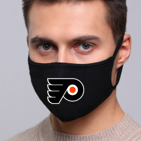 Philadelphia Flyers NHL Face Mask Cotton Guard Sheild 2pcs