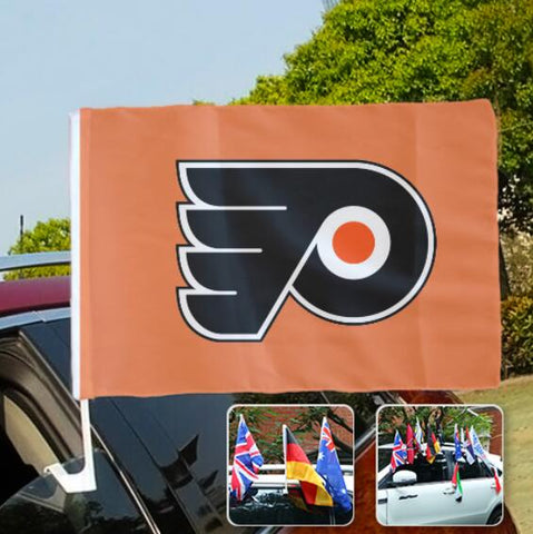 Philadelphia Flyers NHL Car Window Flag