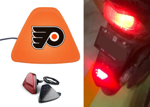 Philadelphia Flyers NHL Car Motorcycle tail light LED brake flash Pilot rear