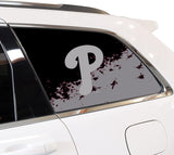 Philadelphia Phillies MLB Rear Side Quarter Window Vinyl Decal Stickers Fits Jeep Grand