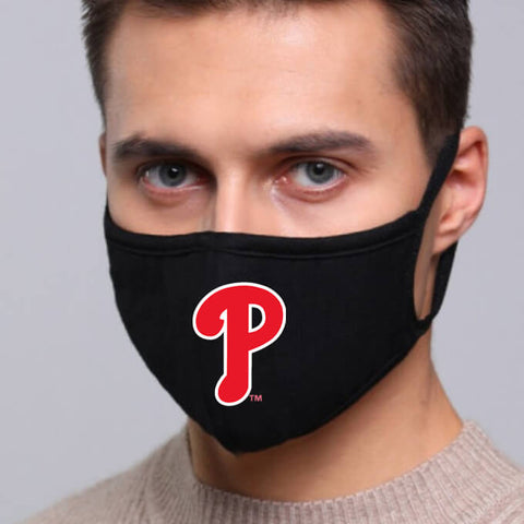 Philadelphia Phillies MLB Face Mask Cotton Guard Sheild 2pcs