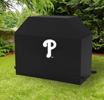 Philadelphia Phillies MLB BBQ Barbeque Outdoor Black Waterproof Cover