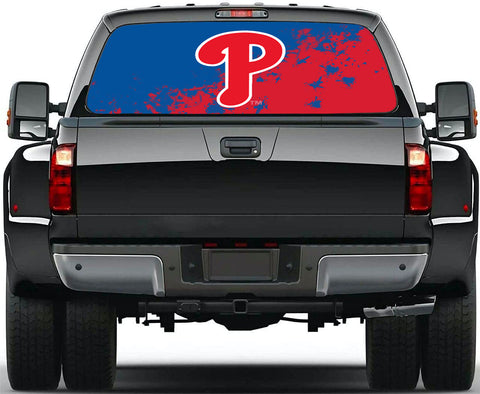 Philadelphia Phillies MLB Truck SUV Decals Paste Film Stickers Rear Window