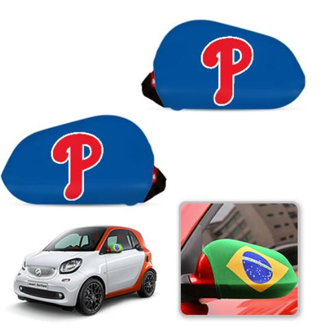 Philadelphia Phillies MLB Car rear view mirror cover-View Elastic