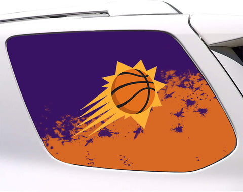 Phoenix Suns NBA Rear Side Quarter Window Vinyl Decal Stickers Fits Toyota 4Runner