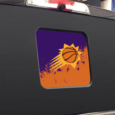 Phoenix Suns NBA Rear Back Middle Window Vinyl Decal Stickers Fits Dodge Ram GMC Chevy Tacoma Ford