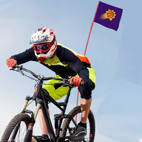 Phoenix Suns NBA Bicycle Bike Rear Wheel Flag
