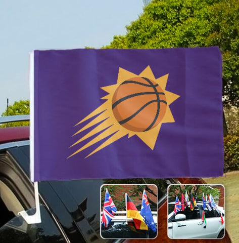 Phoenix Suns NBA Car Window Flag