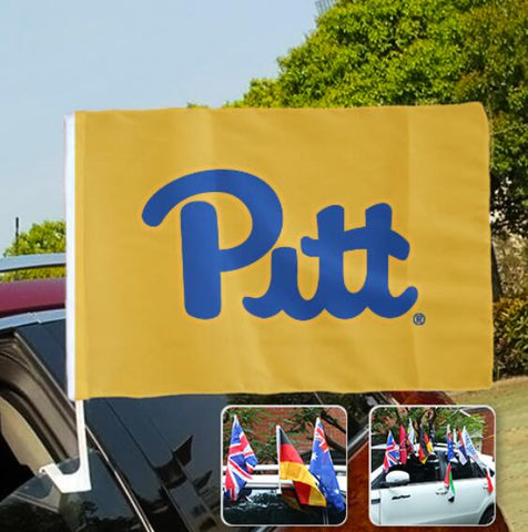 Pittsburgh Panthers NCAAB Car Window Flag