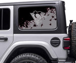 Pittsburgh Penguins NHL Rear Side Quarter Window Vinyl Decal Stickers Fits Jeep Wrangler