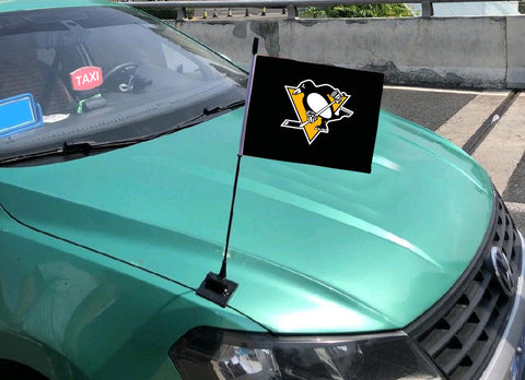 Pittsburgh Penguins NHL Car Hood Flag
