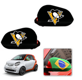 Pittsburgh Penguins NHL Car rear view mirror cover-View Elastic