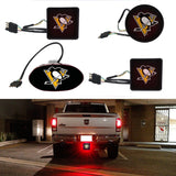 Pittsburgh Penguins NHL Hitch Cover LED Brake Light for Trailer