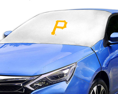 Pittsburgh Pirates MLB Car SUV Front Windshield Snow Cover Sunshade