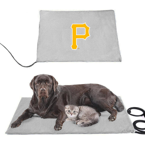 Pittsburgh Pirates MLB Pet Heating Pad Constant Heated Mat