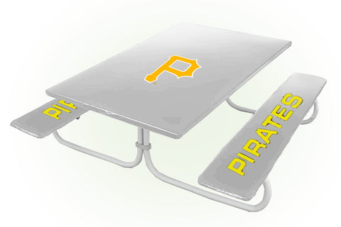 Pittsburgh Pirates MLB Picnic Table Bench Chair Set Outdoor Cover