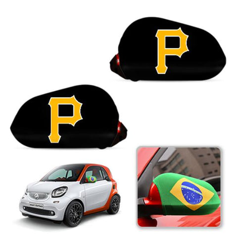 Pittsburgh Pirates MLB Car rear view mirror cover-View Elastic