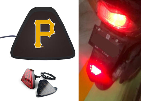 Pittsburgh Pirates MLB Car Motorcycle tail light LED brake flash Pilot rear
