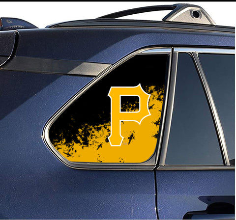 Pittsburgh Pirates MLB Rear Side Quarter Window Vinyl Decal Stickers Fits Toyota Rav4