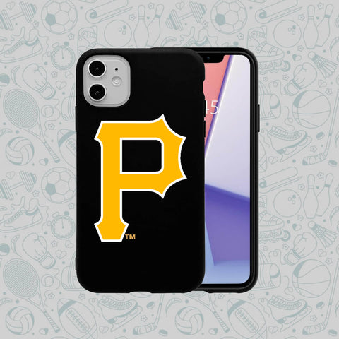 Phone Case Rubber Plastic MLB-Pittsburgh Pirates  Print