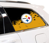 Pittsburgh Steelers NFL Rear Side Quarter Window Vinyl Decal Stickers Fits Jeep Grand