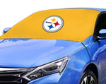 Pittsburgh Steelers NFL Car SUV Front Windshield Snow Cover Sunshade