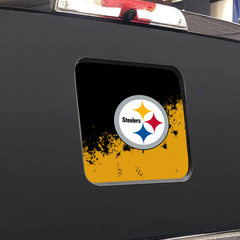 Pittsburgh Steelers NFL Rear Back Middle Window Vinyl Decal Stickers Fits Dodge Ram GMC Chevy Tacoma Ford