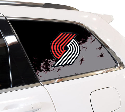 Portland Trail Blazers NBA Rear Side Quarter Window Vinyl Decal Stickers Fits Jeep Grand