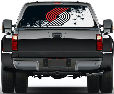 Portland Trail Blazers NBA Truck SUV Decals Paste Film Stickers Rear Window