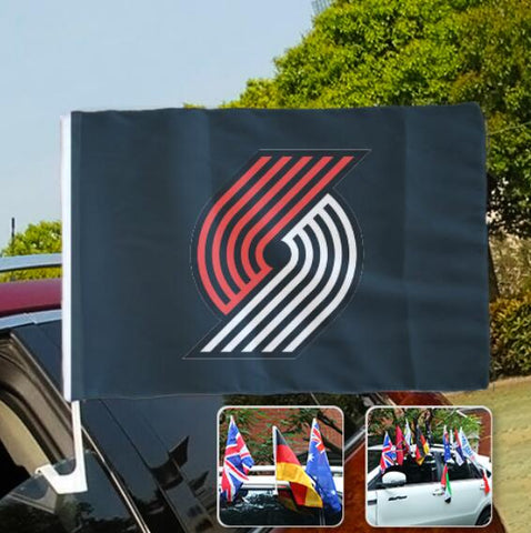 Portland Trail Blazers NBA Car Window Flag