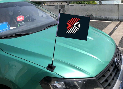 Portland Trail Blazers NBA Car Hood Flag