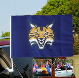 Quinnipiac Bobcats NCAAB Car Window Flag