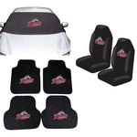 Rider Broncs NCAA Car Front Windshield Cover Seat Cover Floor Mats