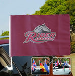 Rider Broncs NCAAB Car Window Flag