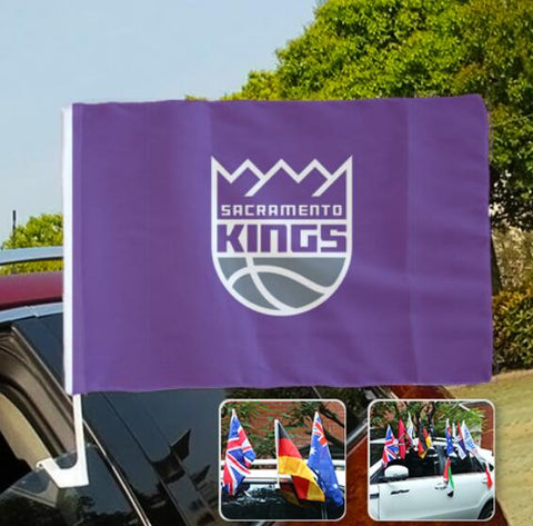 Sacramento Kings NBA Car Window Flag