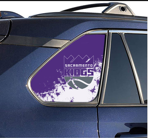 Sacramento Kings NBA Rear Side Quarter Window Vinyl Decal Stickers Fits Toyota Rav4