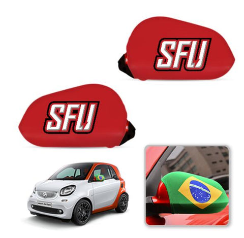 Saint Francis U Red Flashpng NCAAB Car rear view mirror cover-View Elastic