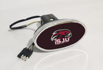 Saint Joseph's Hawks NCAA Hitch Cover LED Brake Light for Trailer