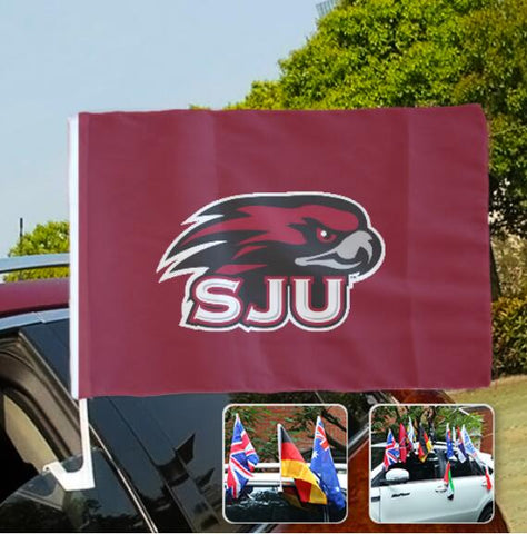 Saint Joseph's Hawks NCAAB Car Window Flag