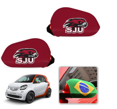 Saint Joseph's Hawks NCAAB Car rear view mirror cover-View Elastic