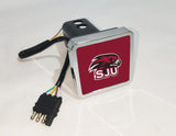 Saint Joseph's Hawks NCAA Hitch Cover LED Brake Light for Trailer