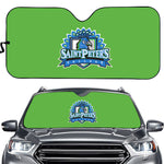 Saint Peter's Peacocks NCAA Car Windshield Sun Shade Universal Fit Sunshade